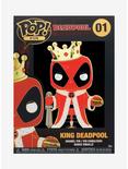 Funko Pop! Marvel King Deadpool Large Enamel Pin, , alternate