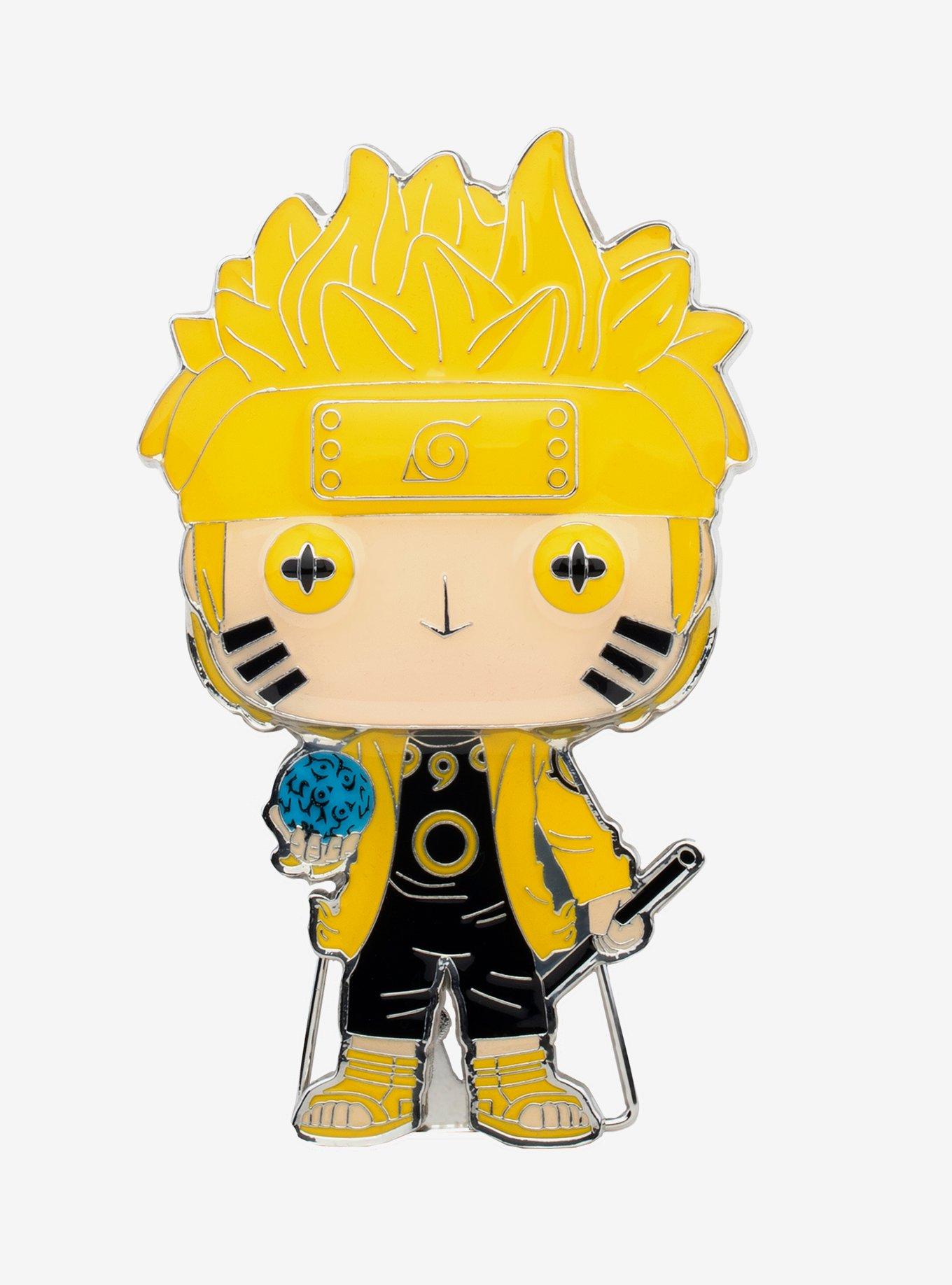 Funko Pop! Anime Naruto Shippuden Naruto (Six Path) Large Enamel Pin, , alternate