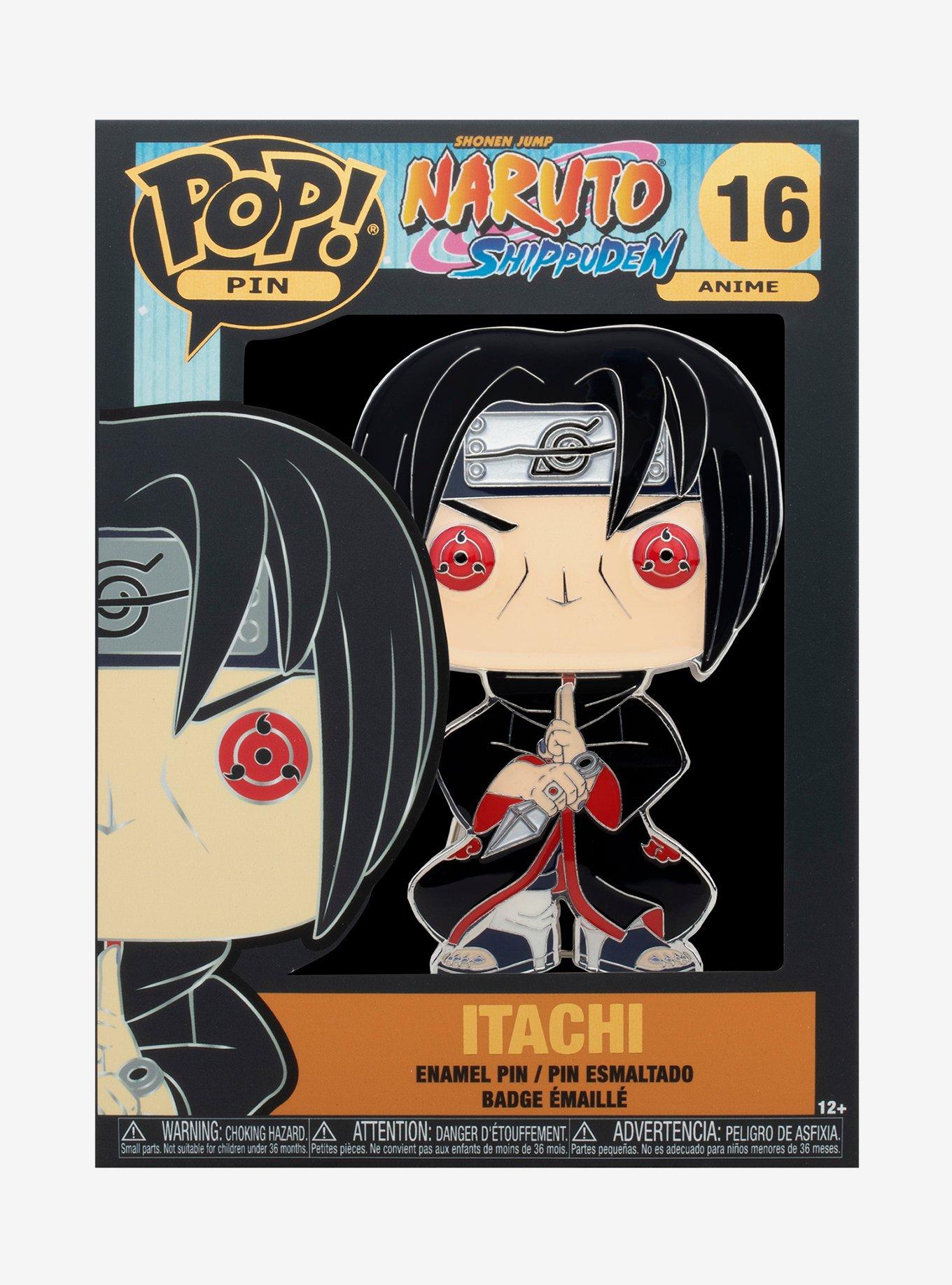 Funko Pop! Anime Naruto Shippuden Itachi Uchiha Large Enamel Pin, , alternate