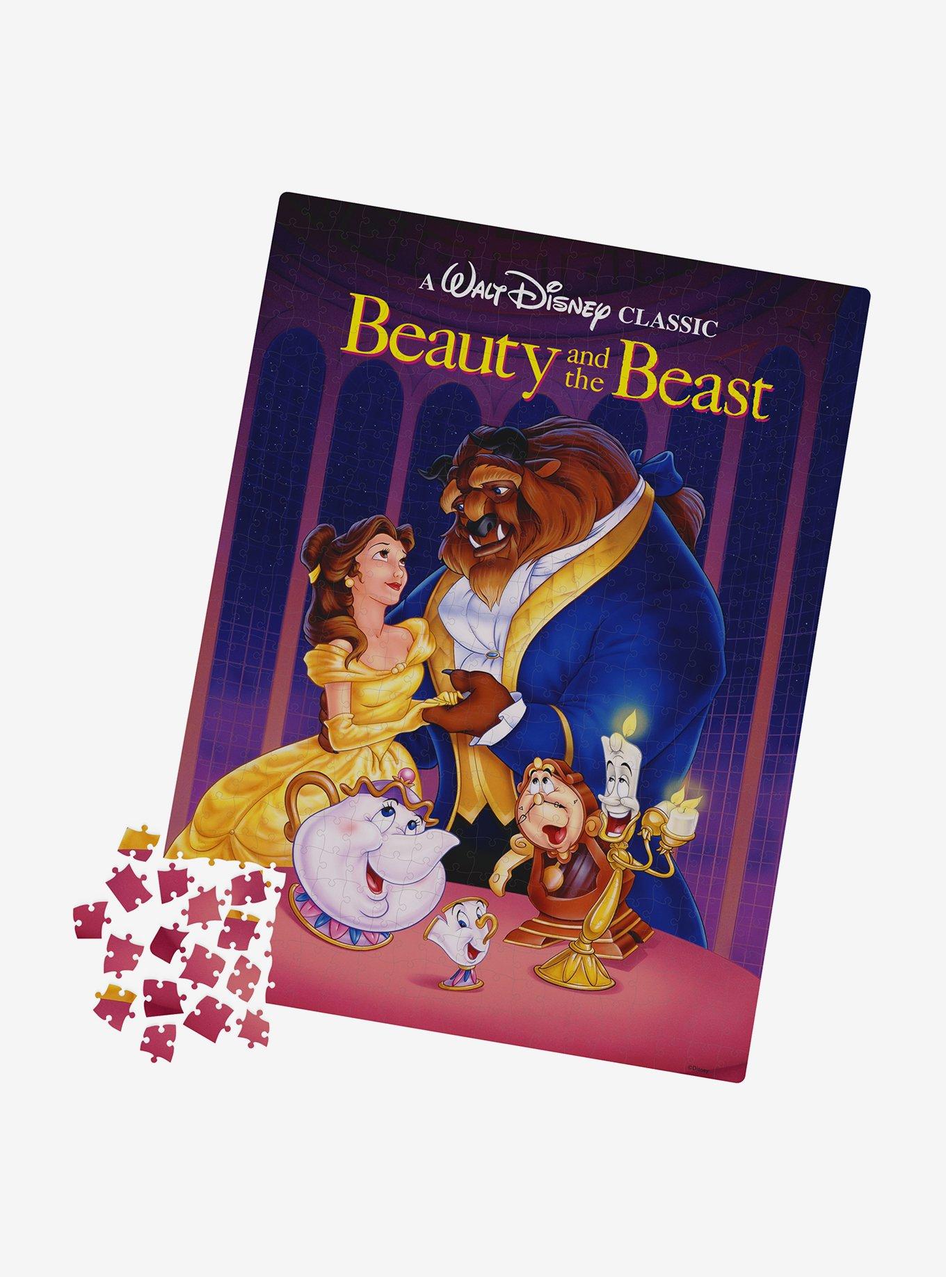 Disney Beauty and the Beast Blockbuster VHS Case 500-Piece Puzzle, , alternate
