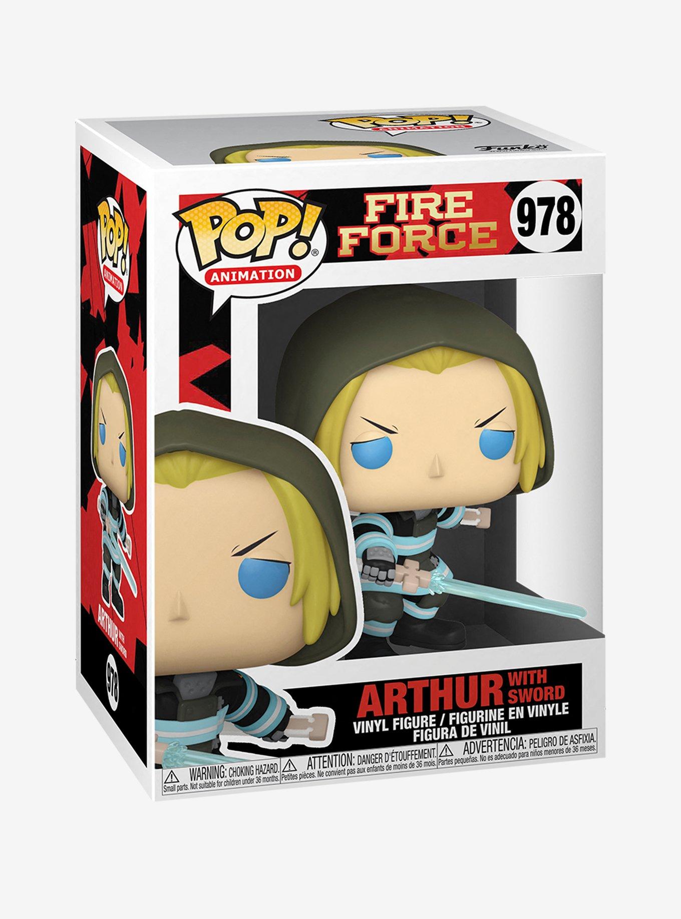Funko Pop! Animation Fire Force Arthur with Sword Vinyl Figure, , alternate