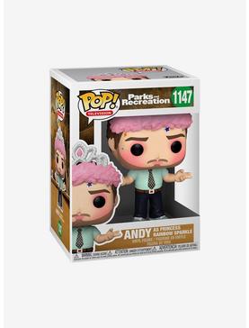 Funko Parks And Recreation Pop! Television Andy As Princess Rainbow Sparkle Vinyl Figure, , hi-res