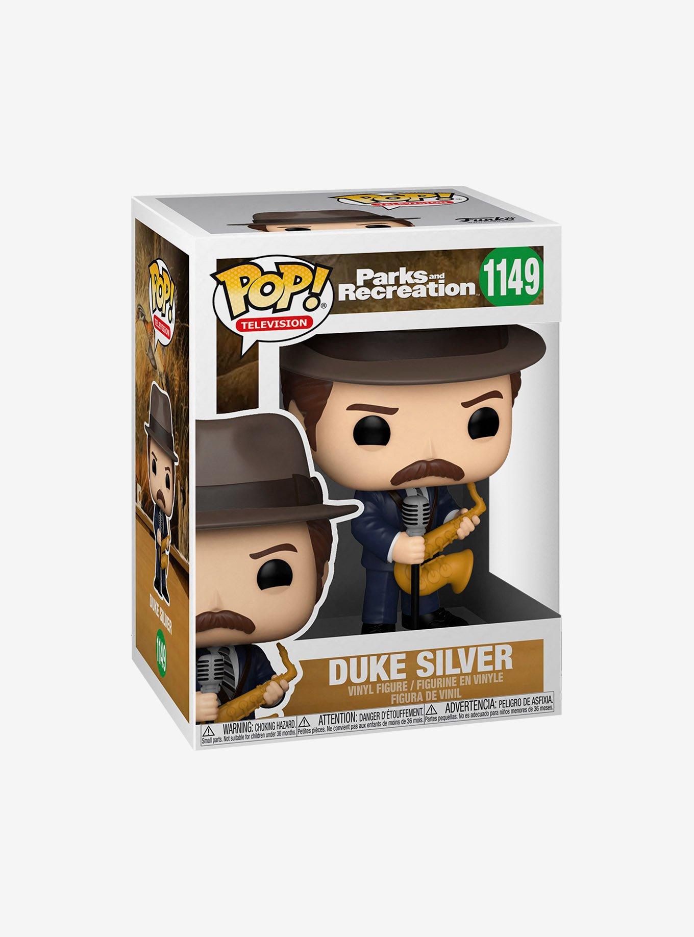 Funko Parks And Recreation Pop! Television Duke Silver Vinyl Figure, , alternate