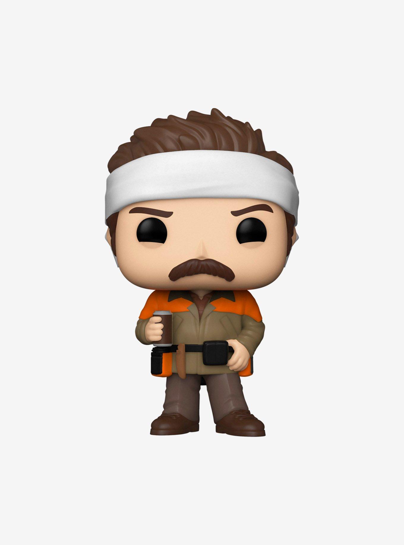 Funko Parks And Recreation Pop! Television Hunter Ron Vinyl Figure, , alternate