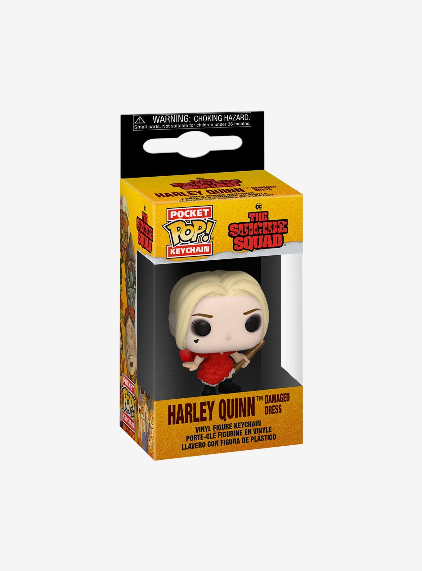 Funko DC Comics The Suicide Squad Pocket Pop! Harley Quinn (Damaged Dress) Vinyl Key Chain, , alternate