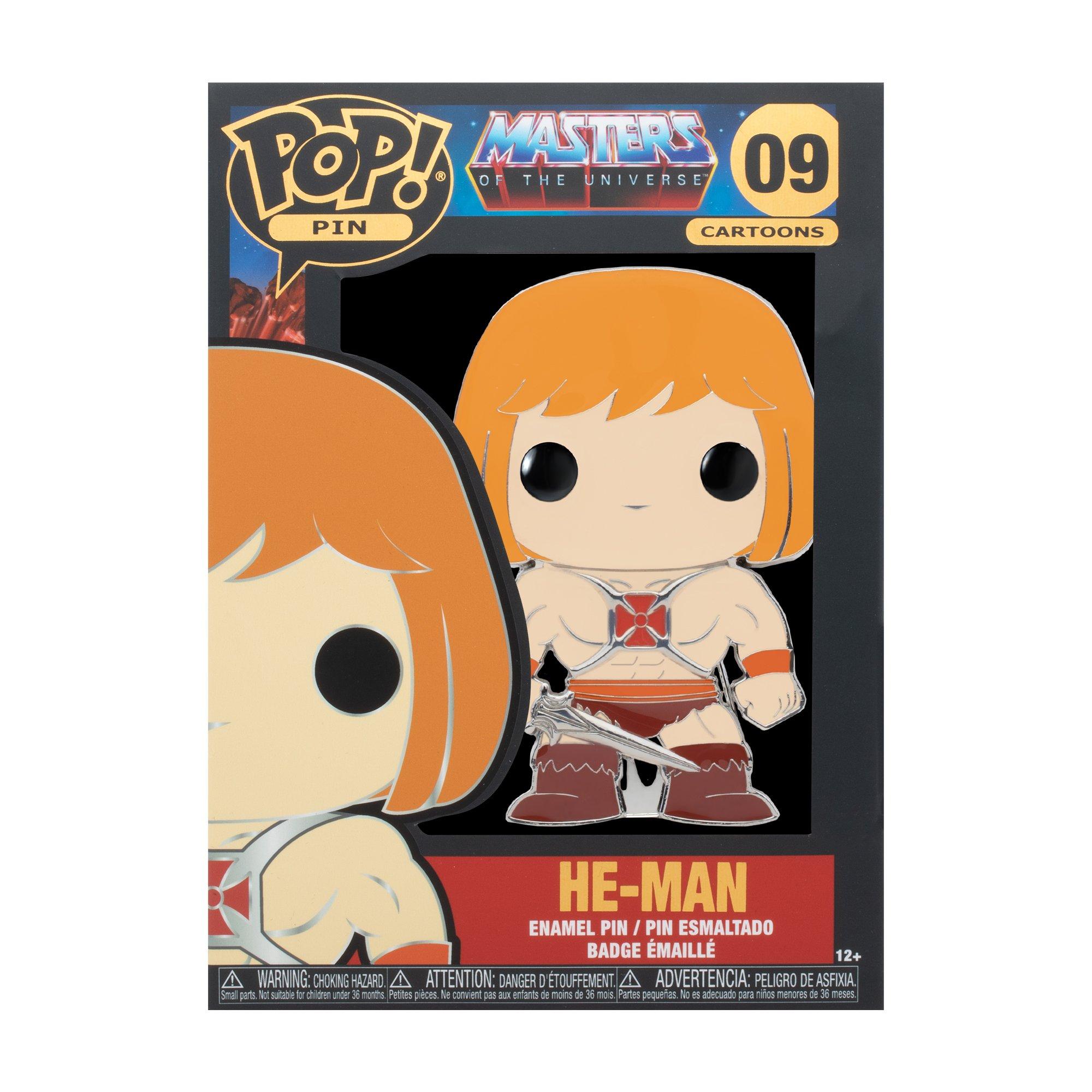 Funko Masters Of The Universe Pop! He-Man (With Blue Chase) Enamel Pin, , alternate