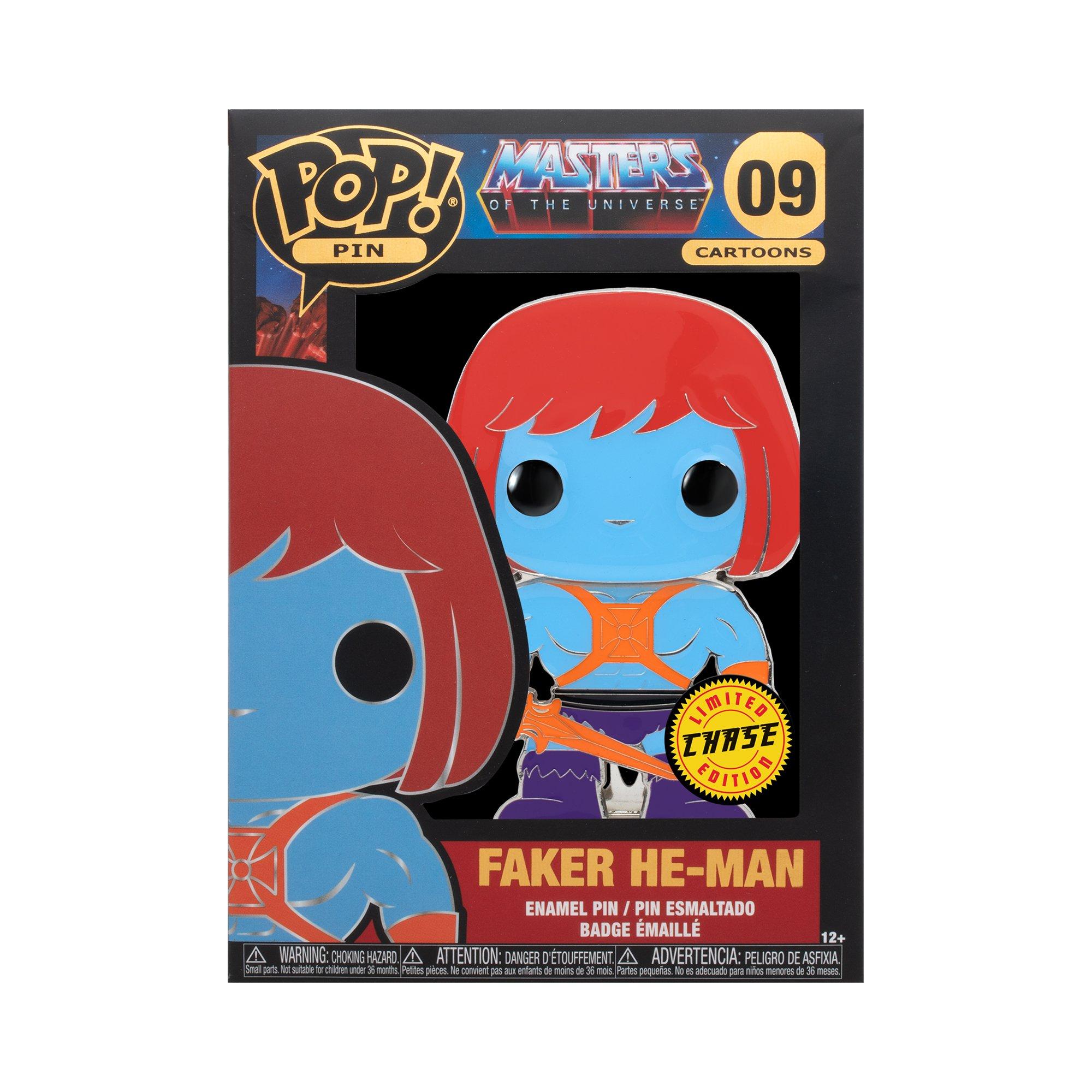 Funko Masters Of The Universe Pop! He-Man (With Blue Chase) Enamel Pin, , alternate