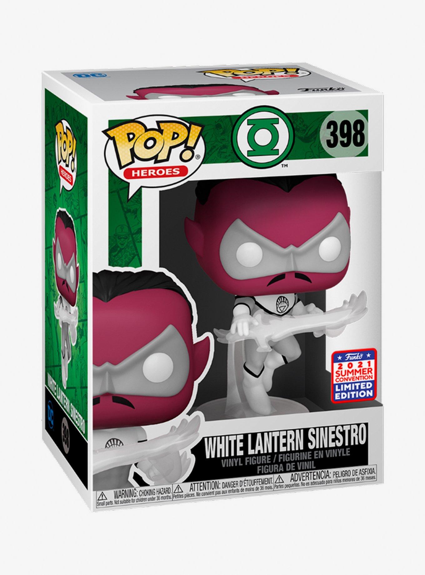 Funko DC Comics Green Lantern Pop! Heroes White Lantern Sinestro Vinyl Figure Summer Convention Exclusive, , alternate