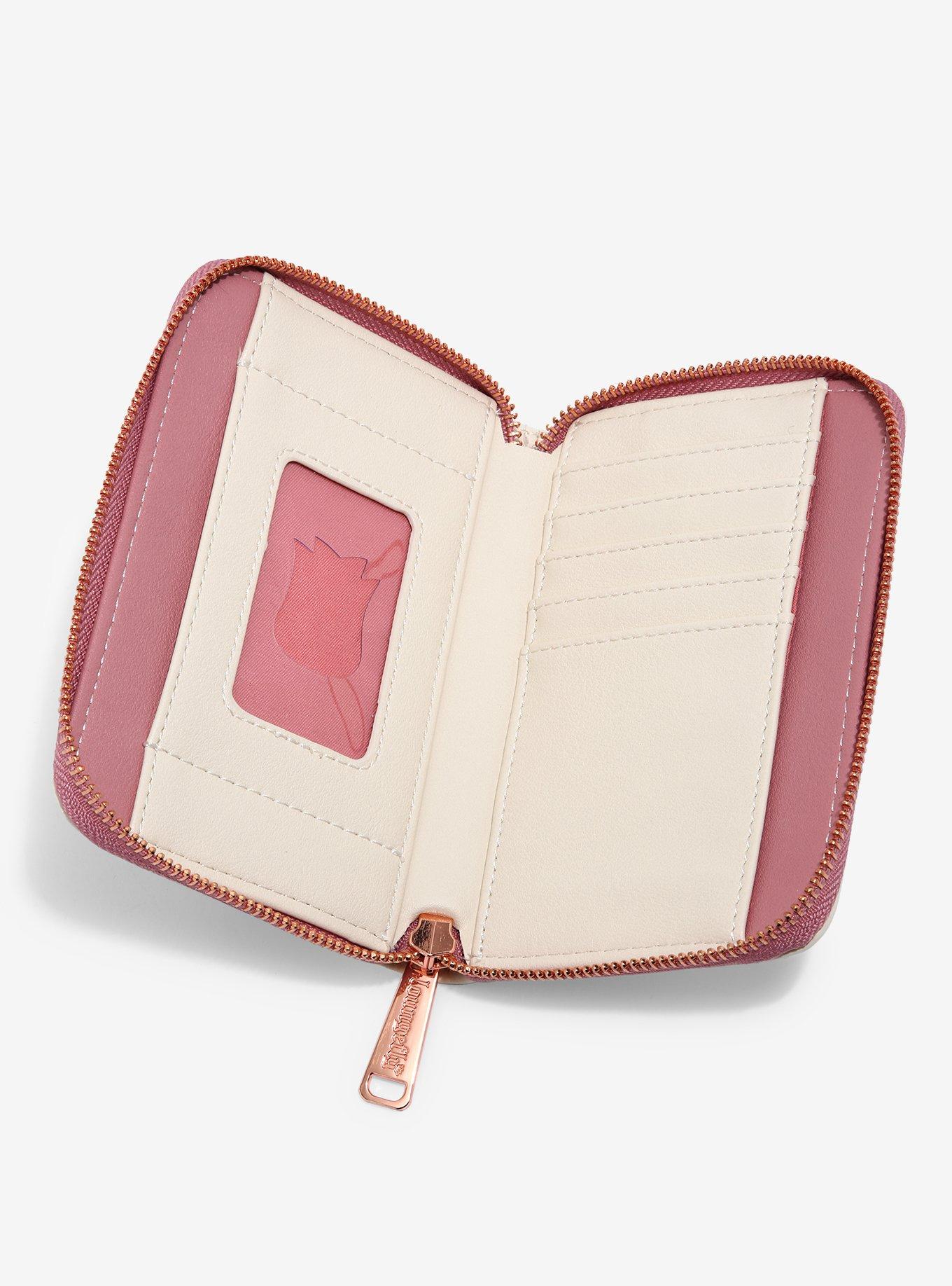 Loungefly Disney Beauty and the Beast Floral Wallet - BoxLunch Exclusive, , alternate