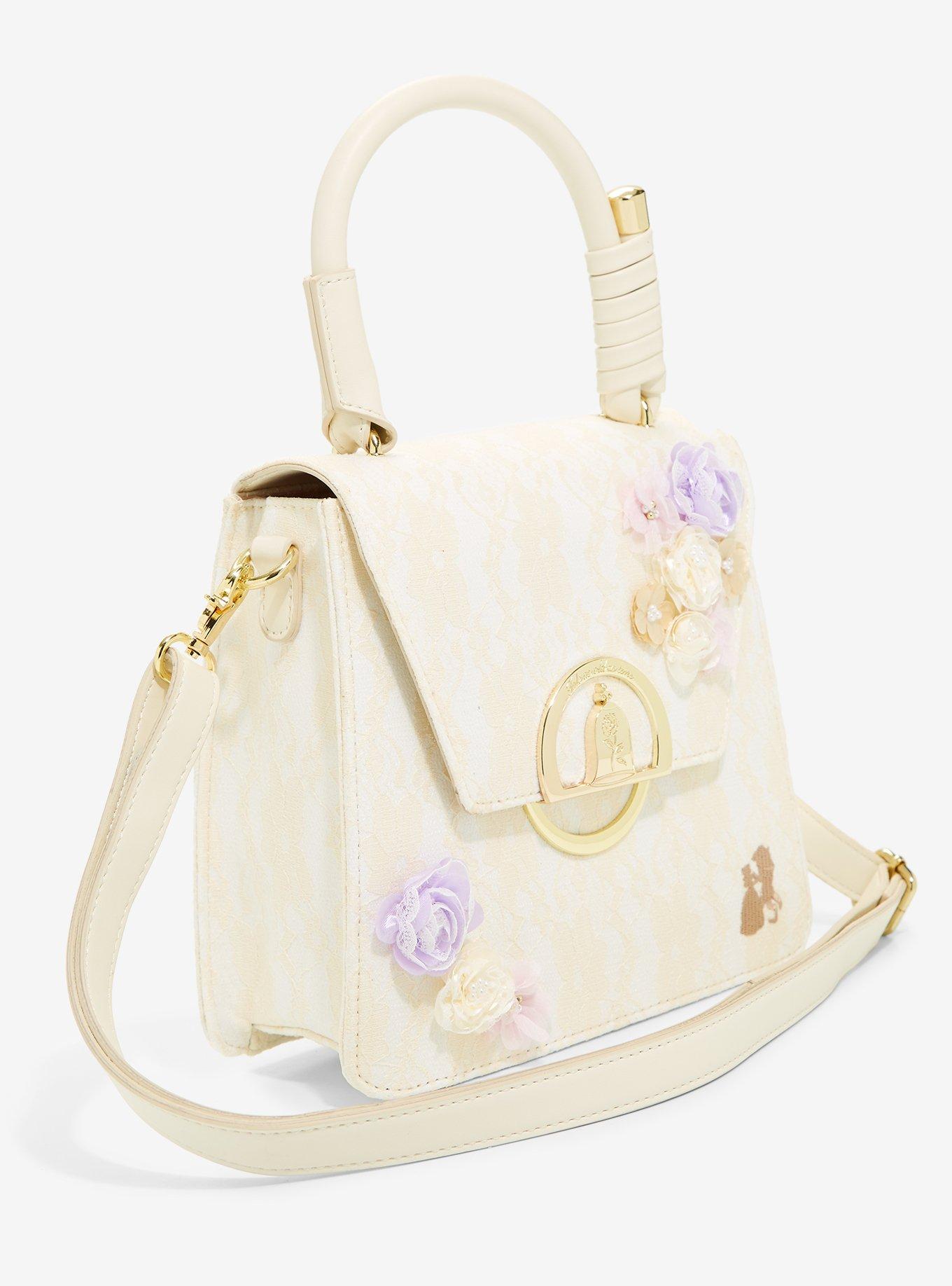 Loungefly Disney Beauty and the Beast Ballroom Dance Lace Floral Handbag - BoxLunch Exclusive, , alternate