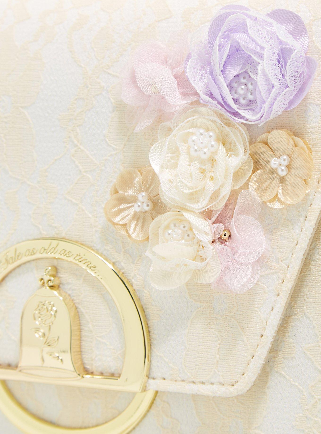 Loungefly Disney Beauty and the Beast Ballroom Dance Lace Floral Handbag - BoxLunch Exclusive, , alternate