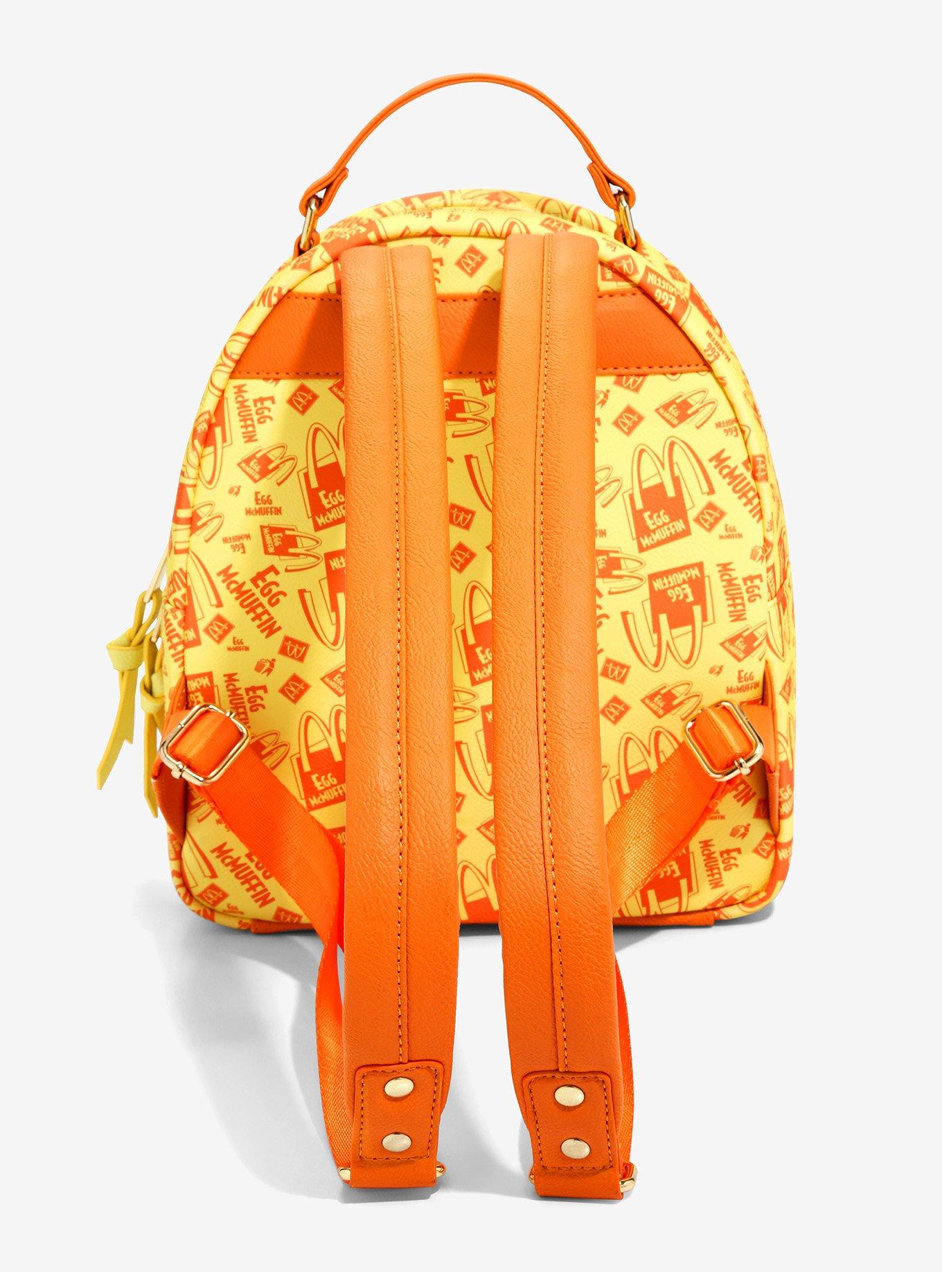 McDonald's Breakfast Egg McMuffin Logo Allover Print Mini Backpack - BoxLunch Exclusive, , alternate