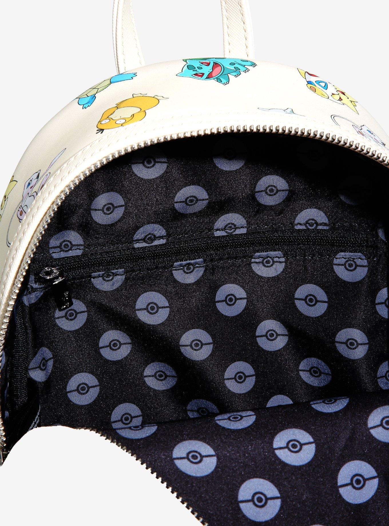 Loungefly Pokémon Gen 1 Allover Print Mini Backpack - BoxLunch Exclusive, , alternate