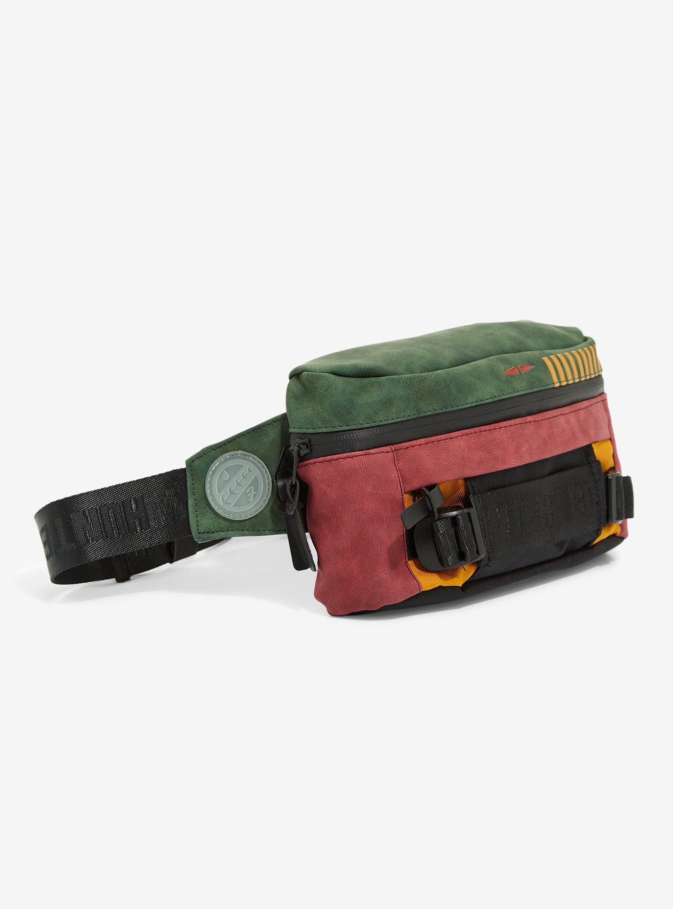 Star Wars Boba Fett Suede Fanny Pack - BoxLunch Exclusive, , alternate