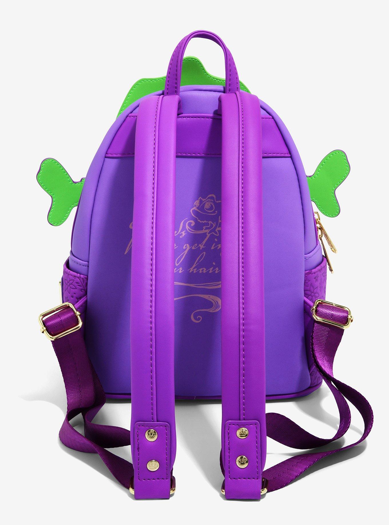 Loungefly Disney Tangled Pascal Sewing Mini Backpack New