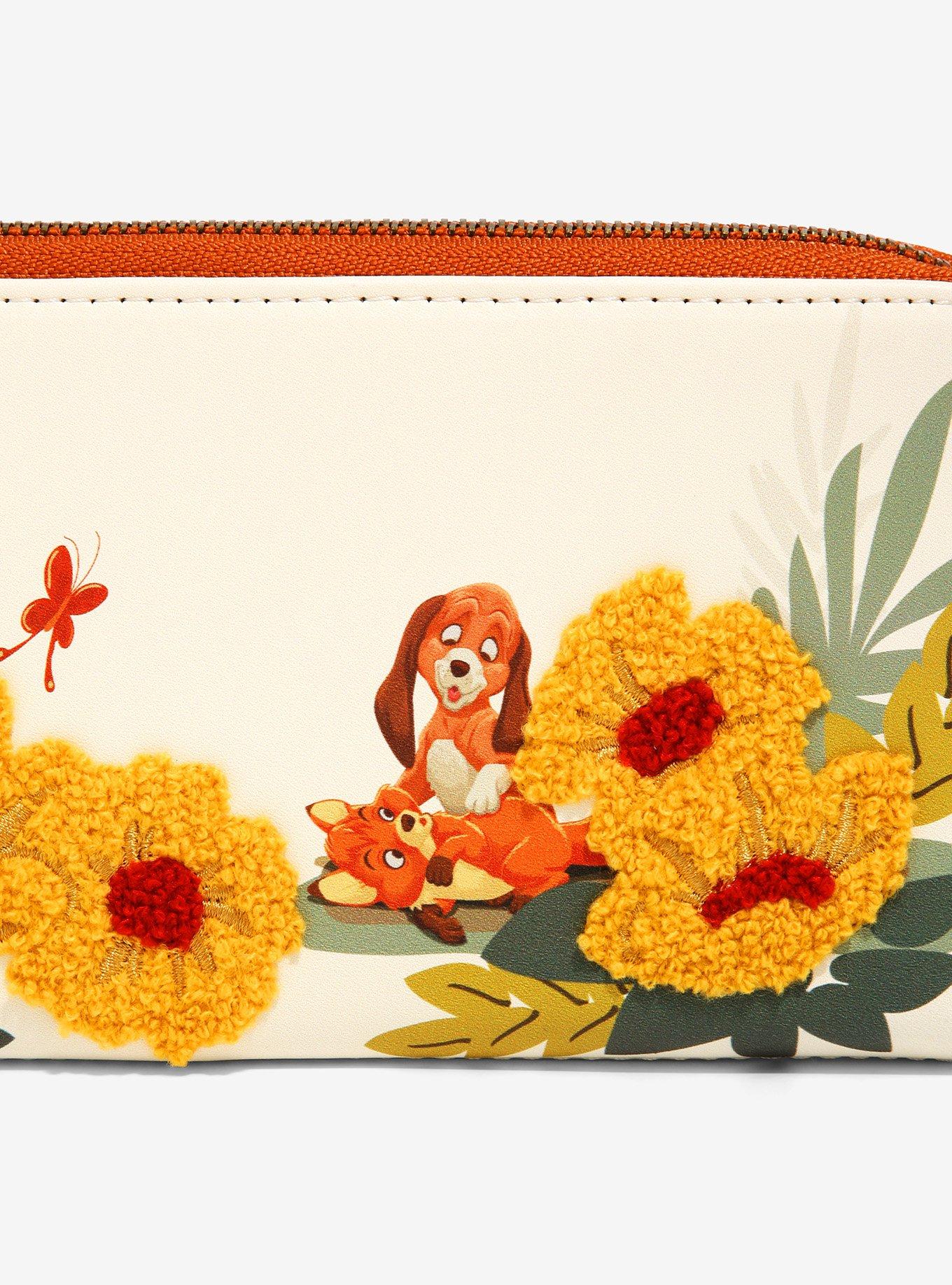 Loungefly Disney The Fox and the Hound Floral Wallet - BoxLunch Exclusive, , alternate