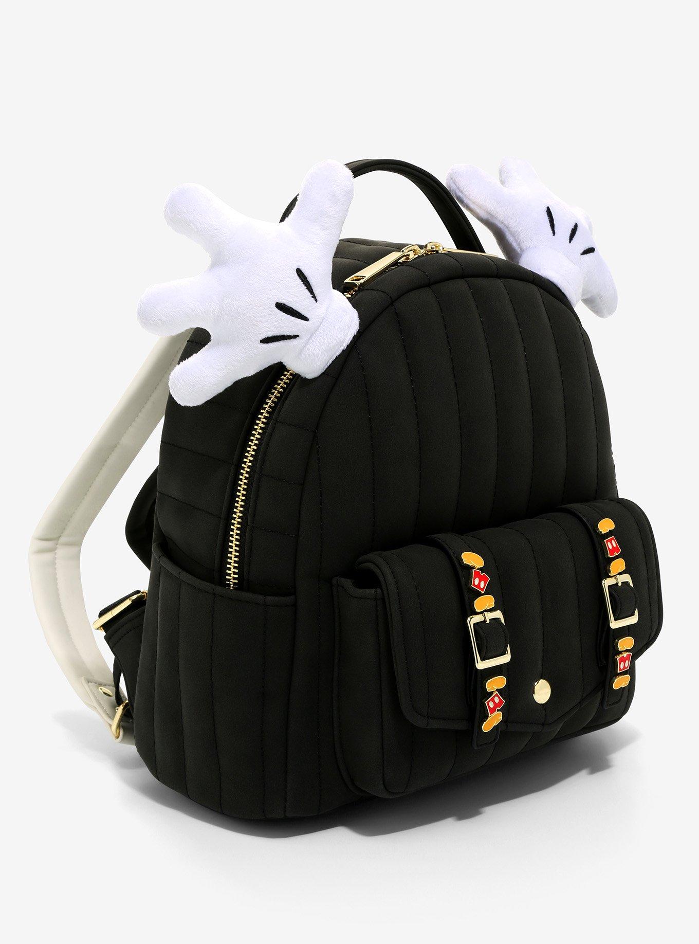 Disney Mickey Mouse Plush Gloves Mini Backpack - BoxLunch Exclusive, , alternate