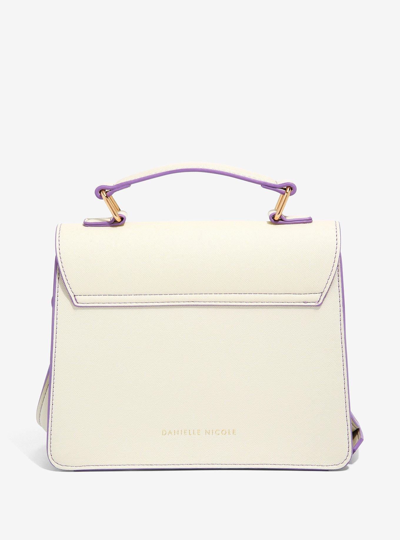 Danielle Nicole Disney Tangled Rapunzel & Pascal Floral Handbag - BoxLunch Exclusive, , alternate