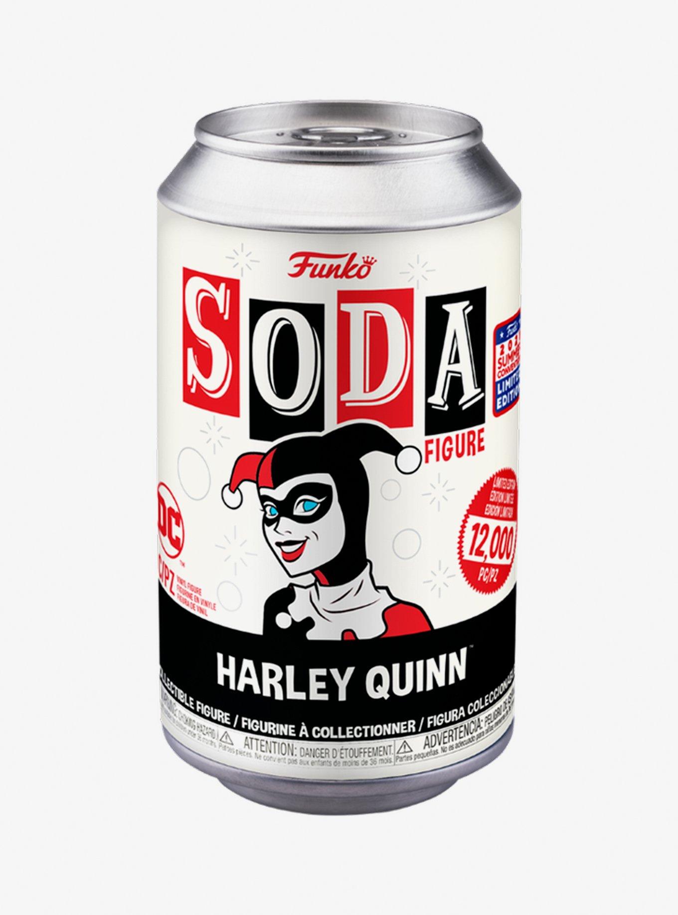 Funko DC Comics Soda Harley Quinn Vinyl Figure Summer Convention Exclusive, , alternate