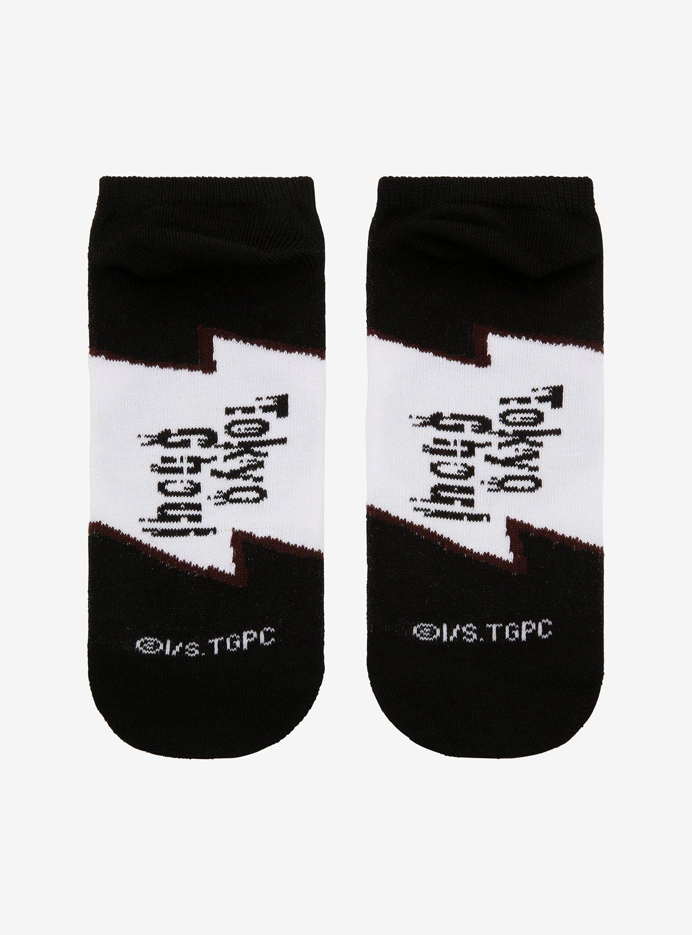 Tokyo Ghoul Kaneki Chibi No-Show Socks, , alternate