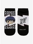 Tokyo Ghoul Kaneki Chibi No-Show Socks, , alternate