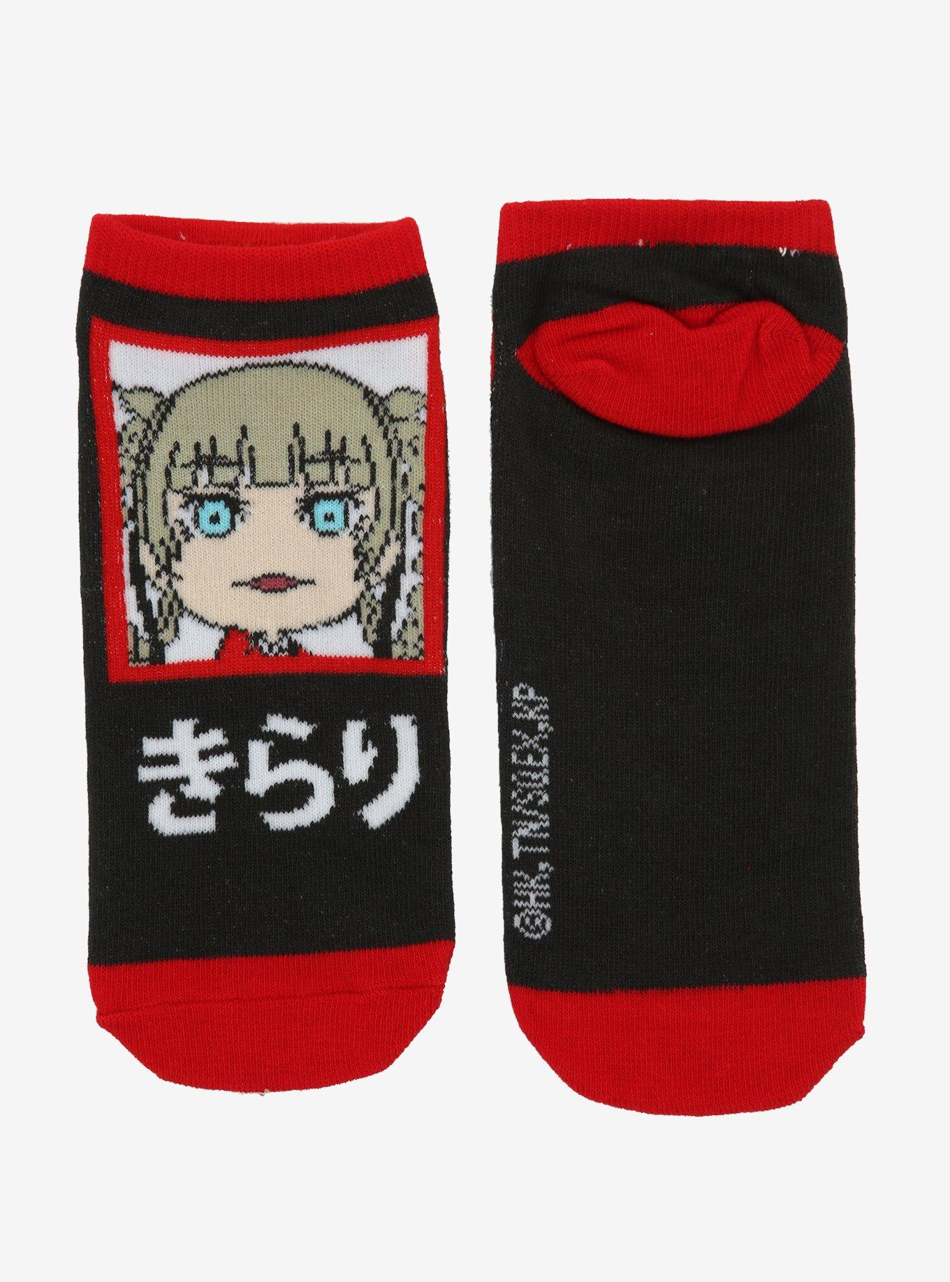 Kakegurui Kirari Momobami Chibi No-Show Socks, , alternate