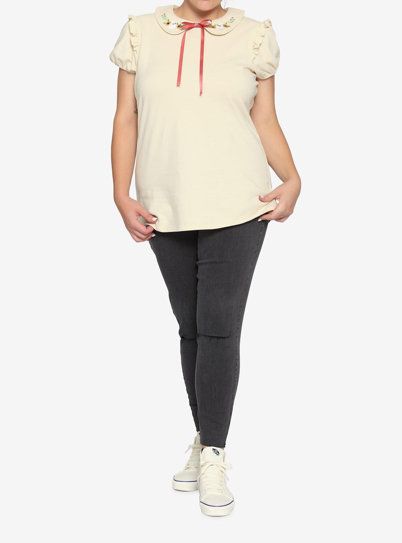 Her Universe Studio Ghibli My Neighbor Totoro Collar Girls Top Plus Size, MULTI, alternate - view 2