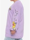 Disney Winnie The Pooh Floral Oversized Open Cardigan Plus Size, MULTI, alternate