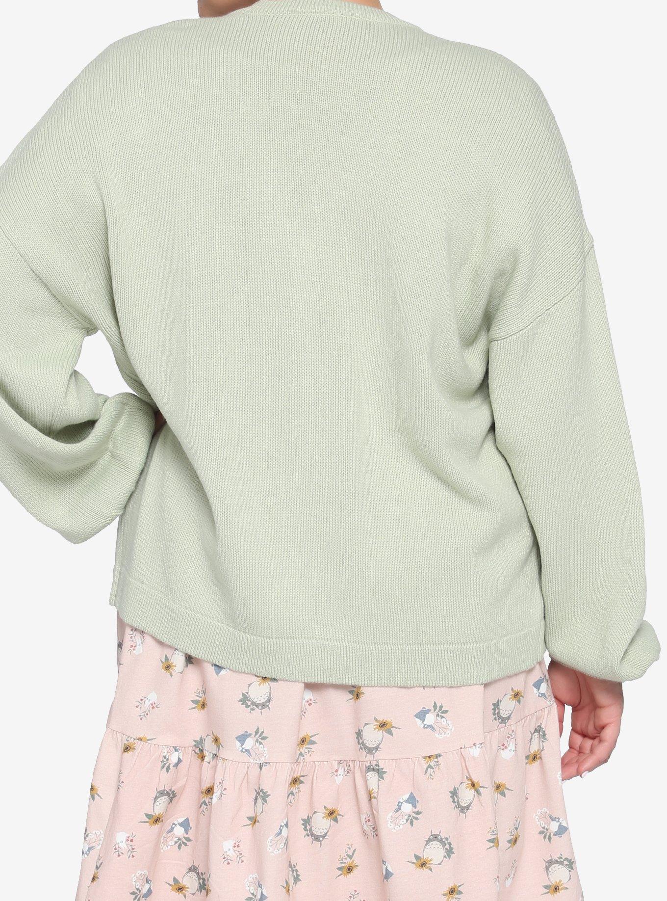 Her Universe Studio Ghibli My Neighbor Totoro Slouch Cardigan Plus Size, MULTI, alternate