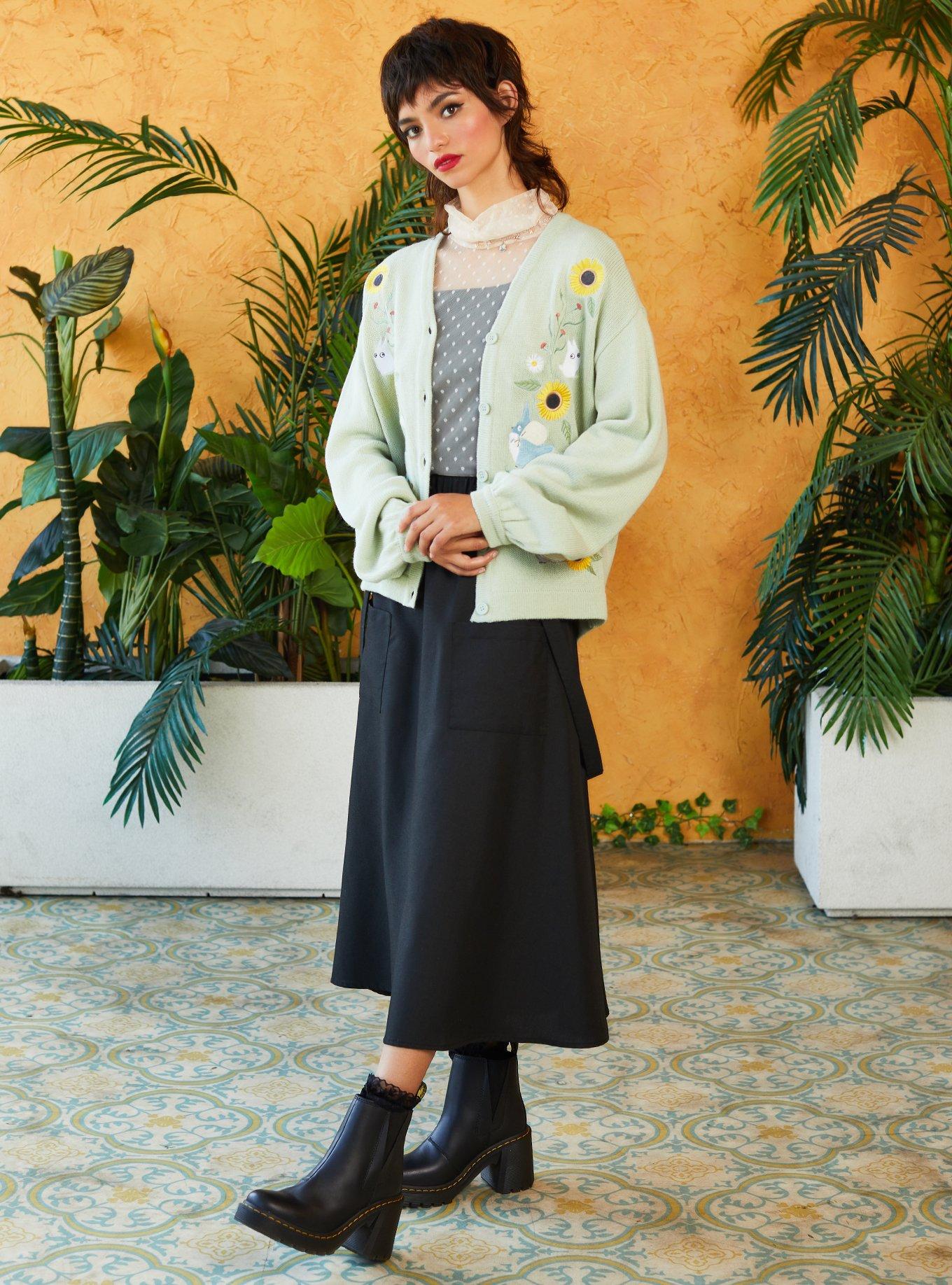 Her Universe Studio Ghibli My Neighbor Totoro Slouch Cardigan, MULTI, alternate
