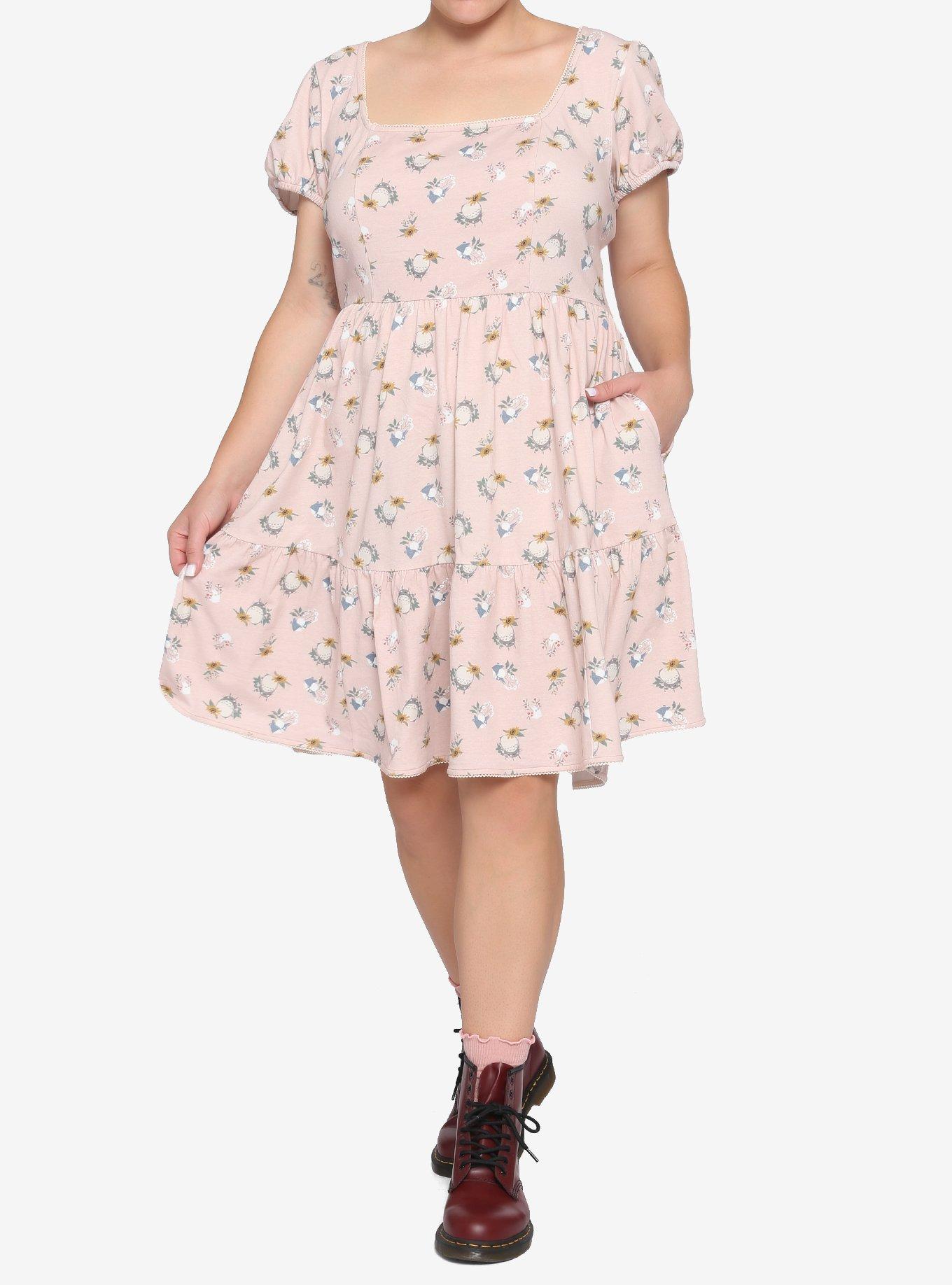 Her Universe Studio Ghibli My Neighbor Tortoro Floral Dress Plus Size, MULTI, alternate