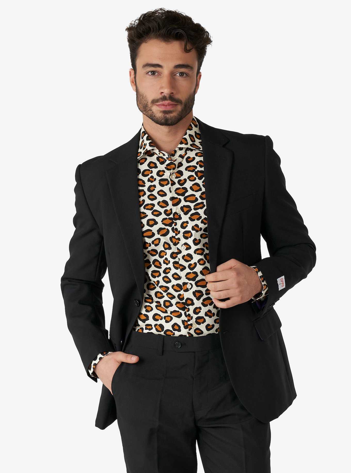 Opposuits Men's The Jag Animal Shirt, , hi-res