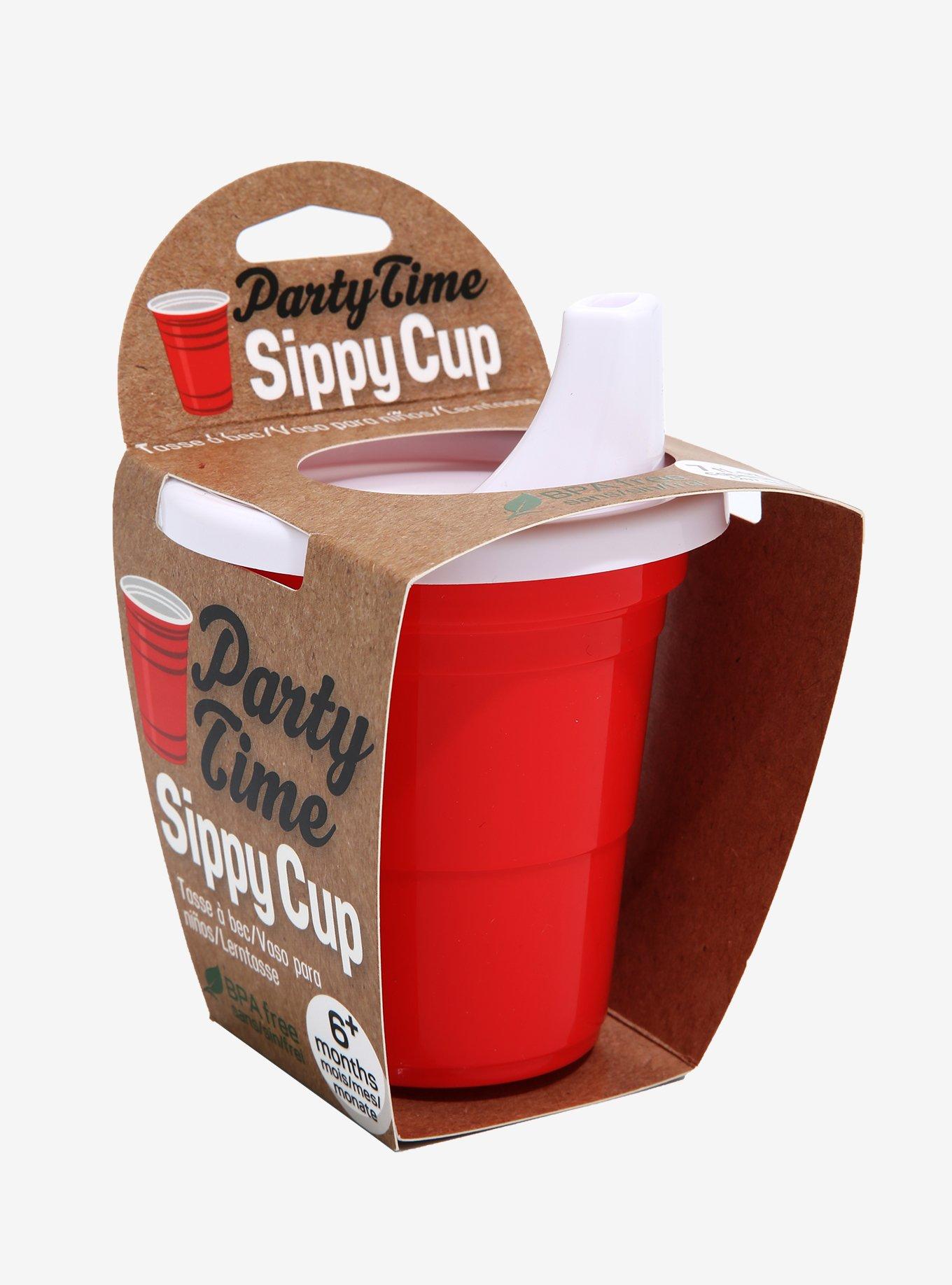 Party Time Red Sippy Cup, , alternate