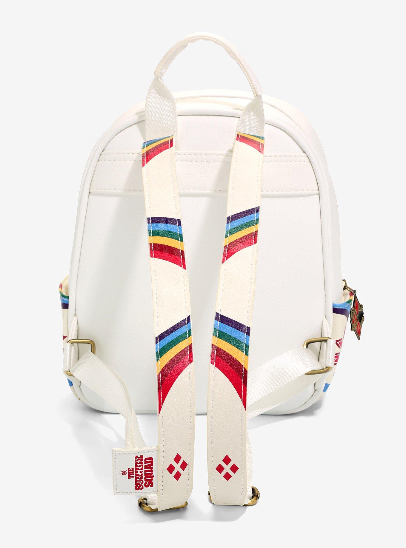The Suicide Squad Harley Quinn Floral Mini Backpack - BoxLunch Exclusive, , alternate