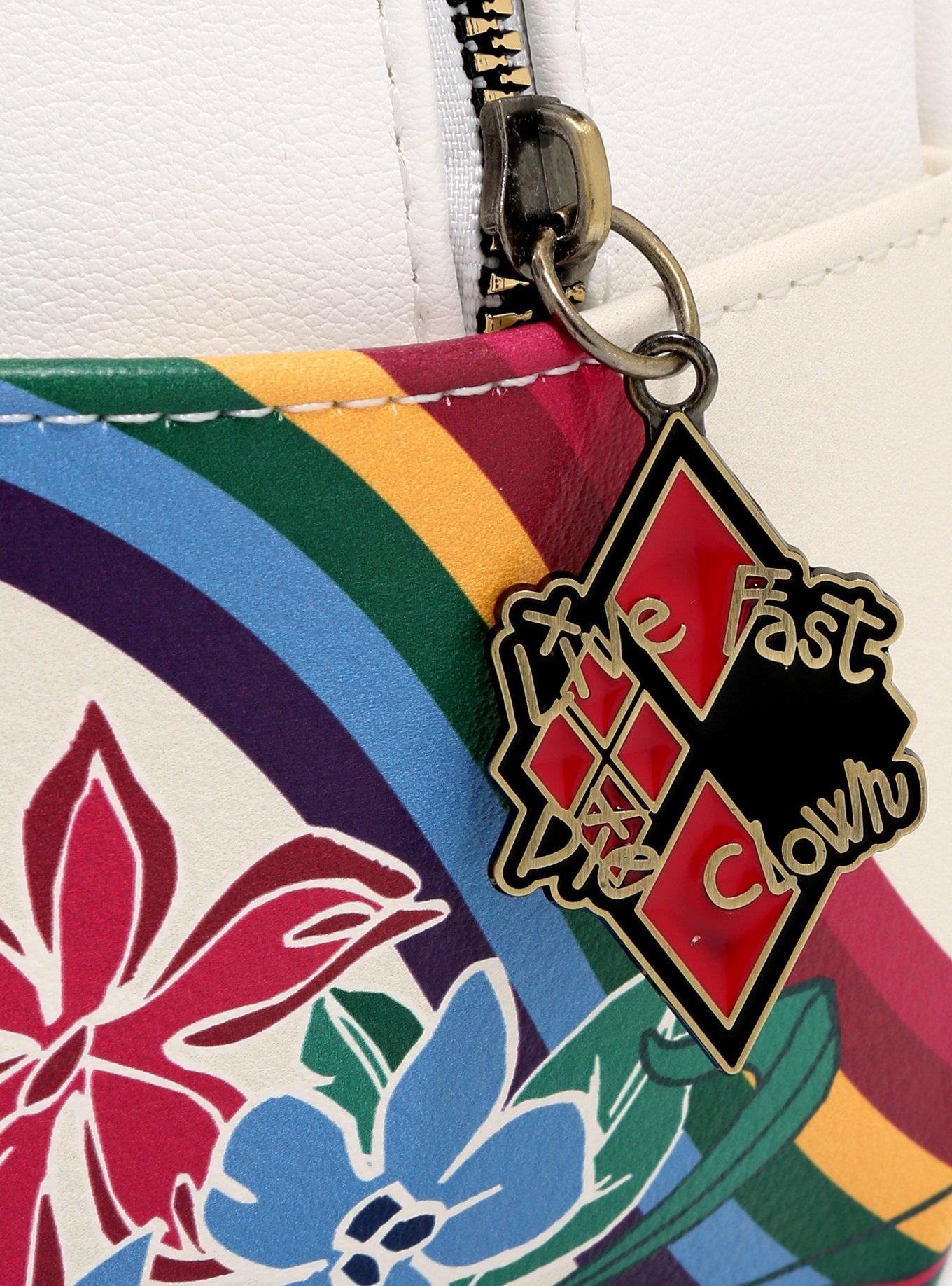 The Suicide Squad Harley Quinn Floral Mini Backpack - BoxLunch Exclusive, , alternate