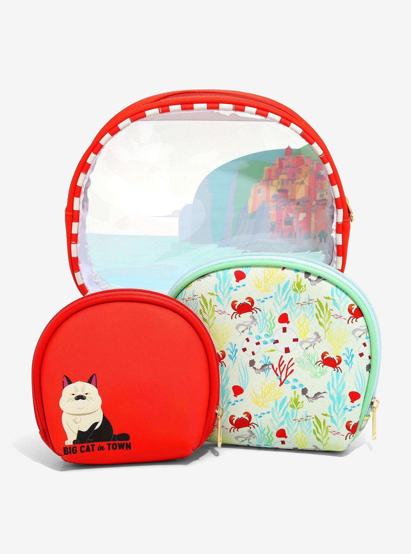 Disney Pixar Luca Scenic Cosmetic Bag Set - BoxLunch Exclusive, , alternate