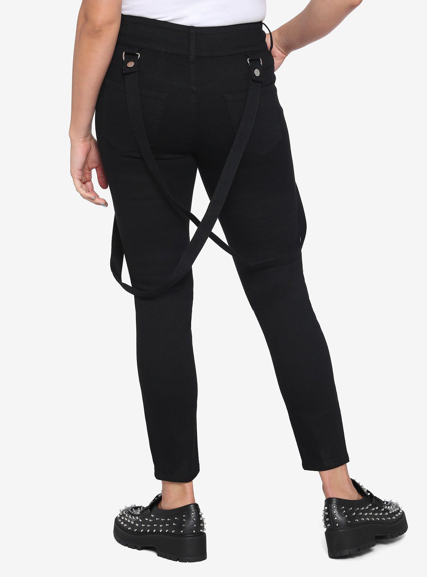 PNS Black Jeans with Suspenders 4