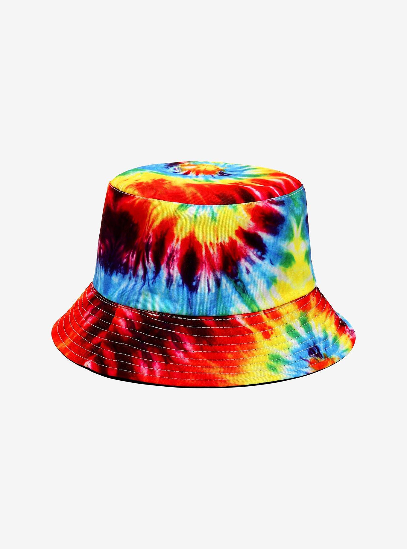 Rainbow Tie-Dye Bucket Hat, , alternate