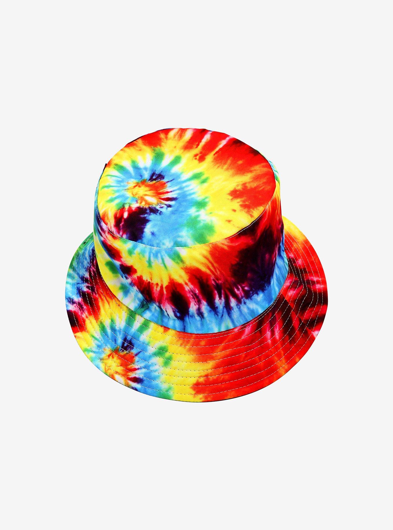 Rainbow Tie-Dye Bucket Hat, , alternate