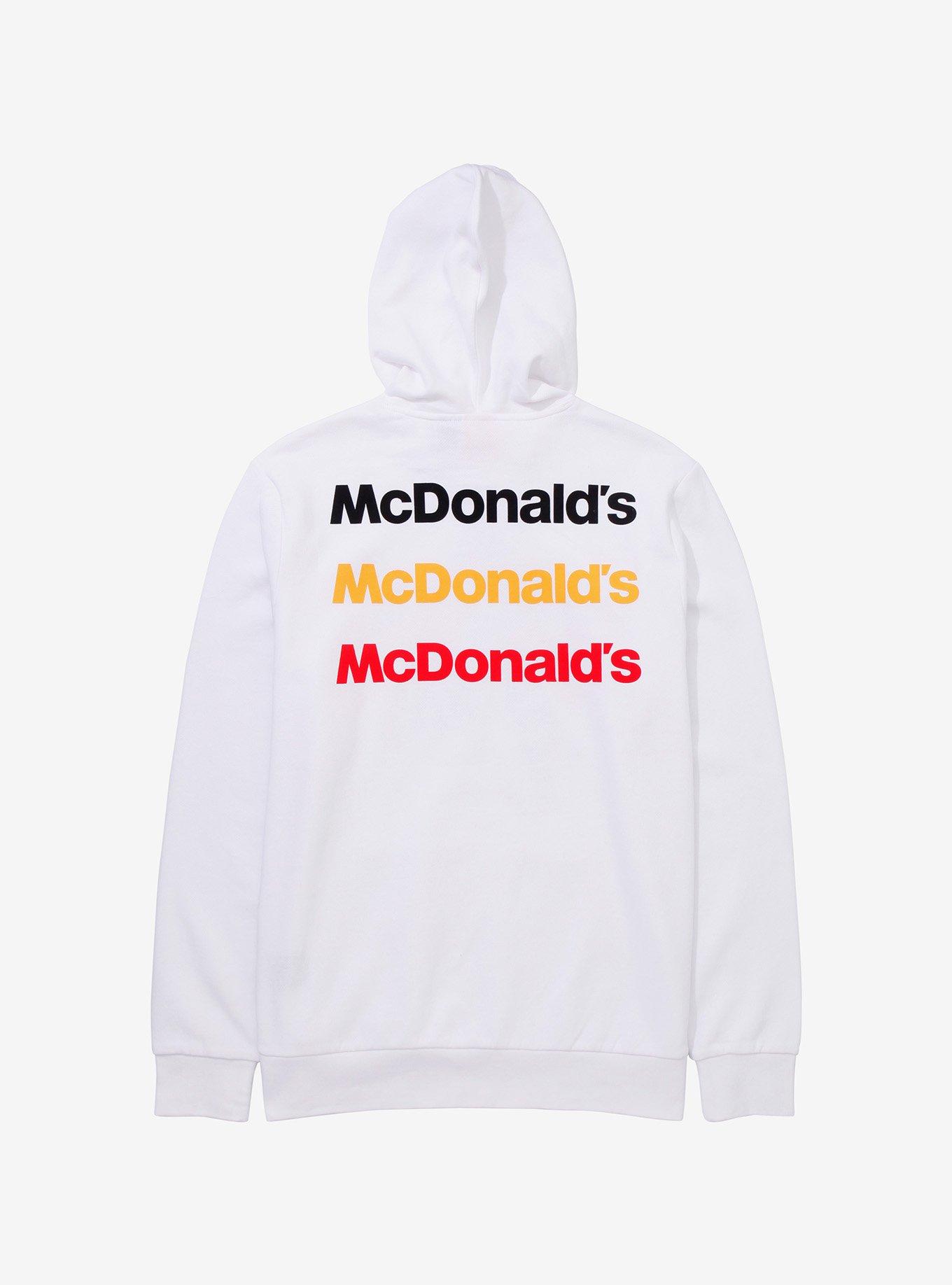 McDonald's The Hamburglar Hoodie - BoxLunch Exclusive, WASH - WHITE, alternate