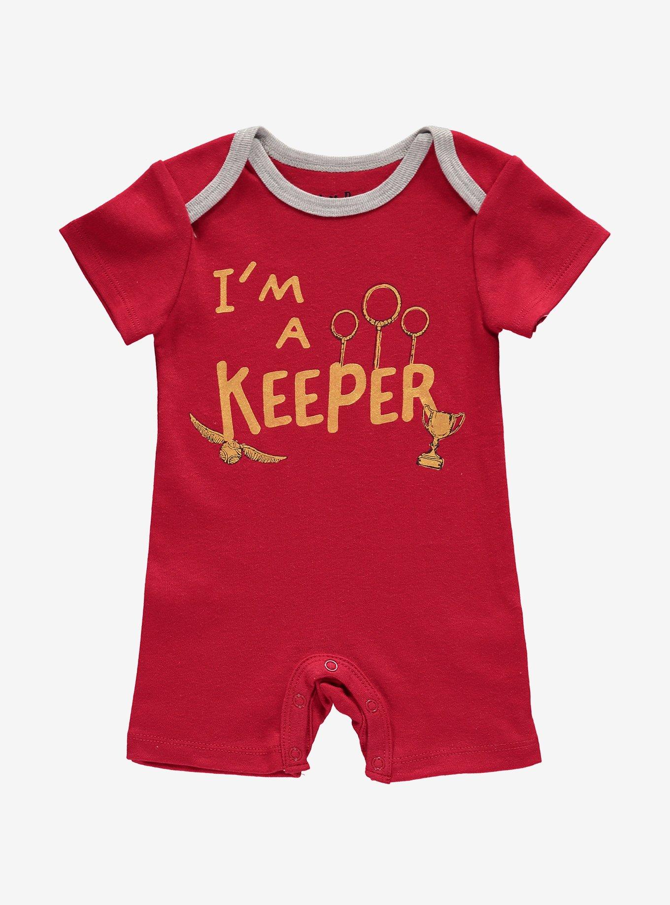 Harry Potter Quidditch Keeper Infant One-Piece Set, BURGUNDY, alternate