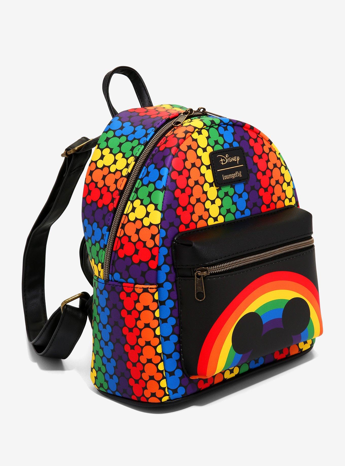 Disney Loungefly Rainbow Mickey Pride Mini Backpack