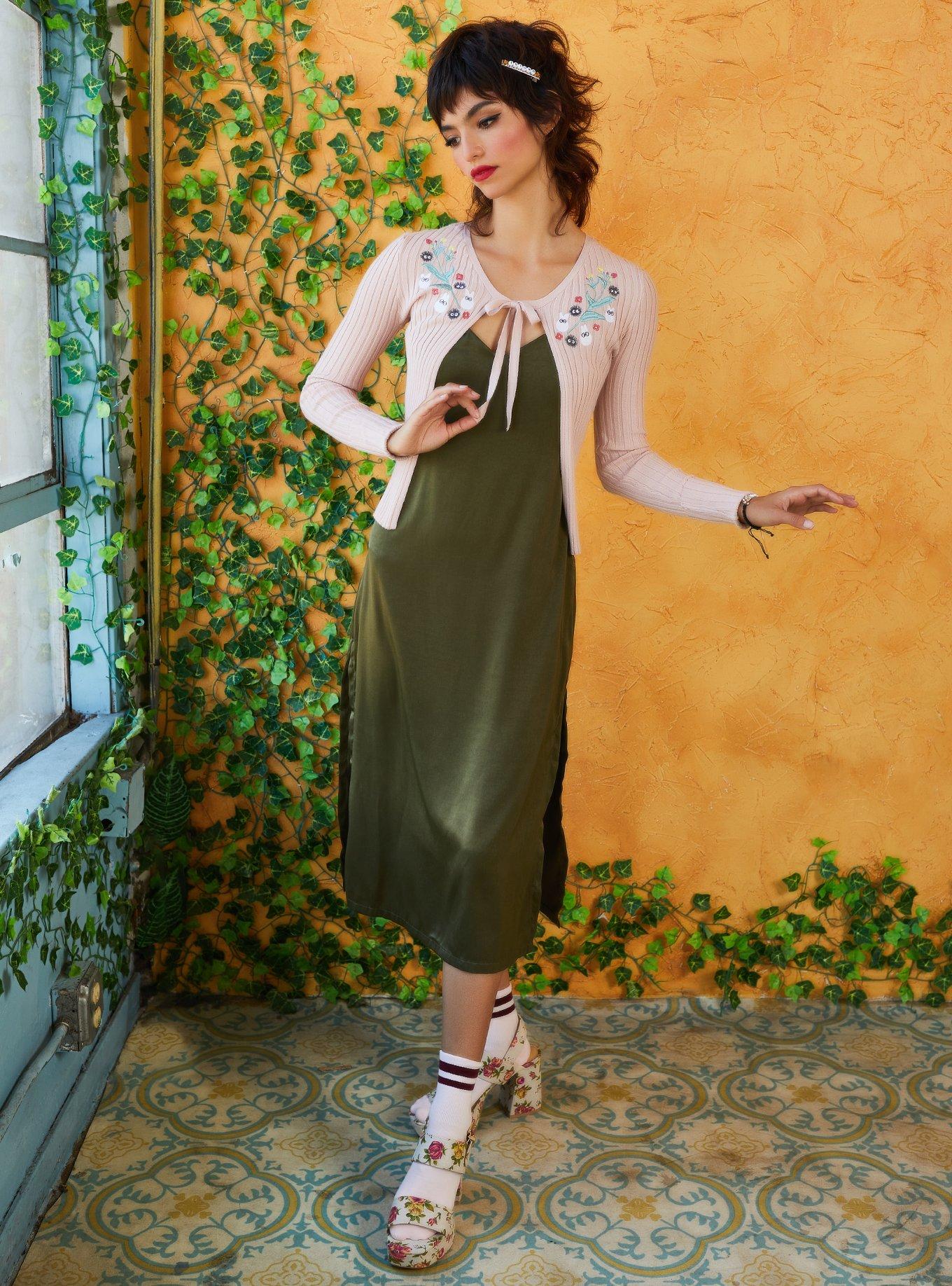 Her Universe Studio Ghibli My Neighbor Totoro Tie-Front Girls Cardigan, MULTI, alternate