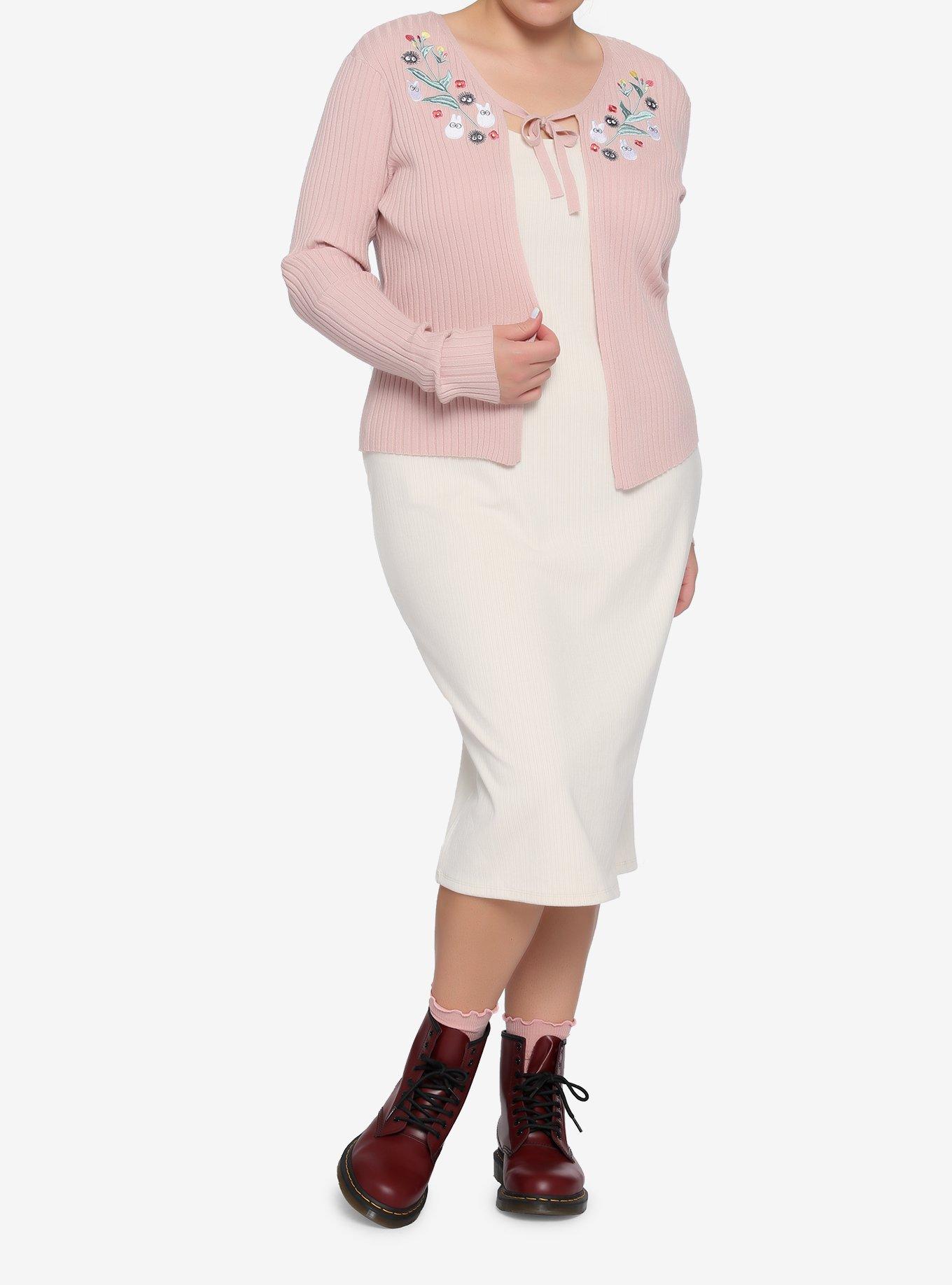 Her Universe Studio Ghibli My Neighbor Totoro Tie-Front Girls Cardigan Plus Size, MULTI, alternate - view 2