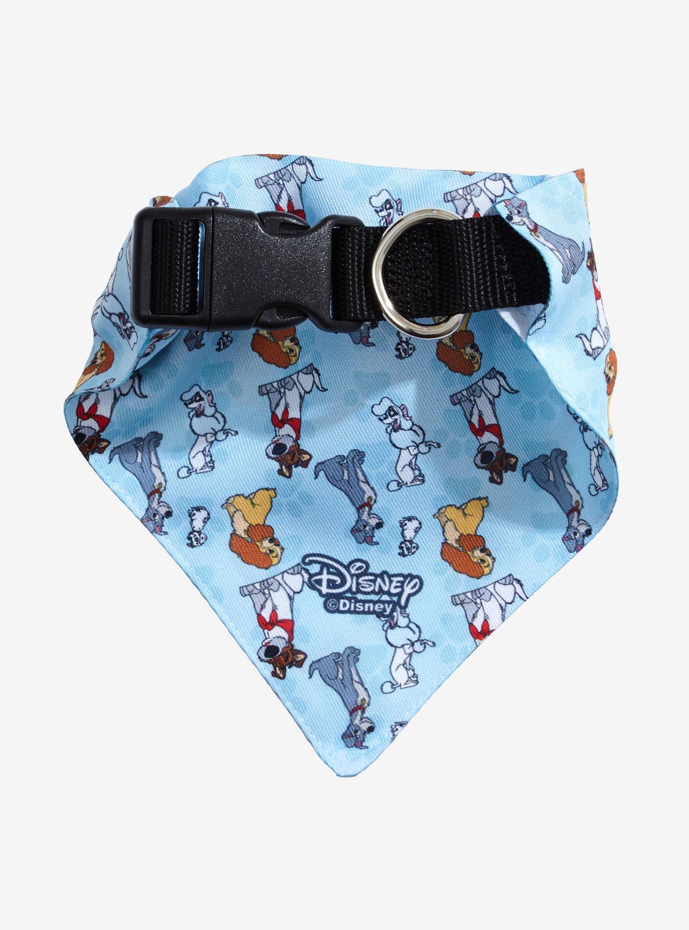 Buckle-Down Disney Dogs Blue Bandana Collar, MULTI, alternate