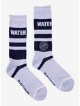 Avatar: The Last Airbender Water Tribe Colorblock Crew Socks - BoxLunch Exclusive, , alternate