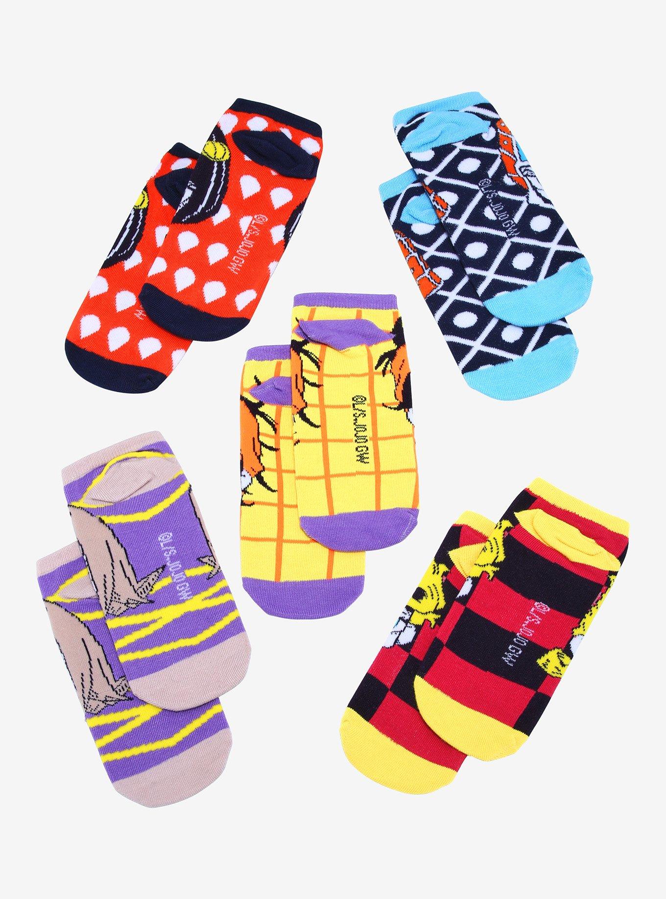 JoJo's Bizarre Adventure Passione Gang Chibi Ankle Sock Set - BoxLunch Exclusive, , alternate