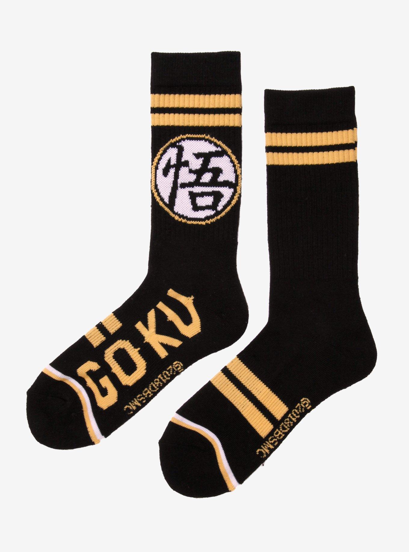 Dragon Ball Z Goku Symbol Crew Socks - BoxLunch Exclusive, , alternate
