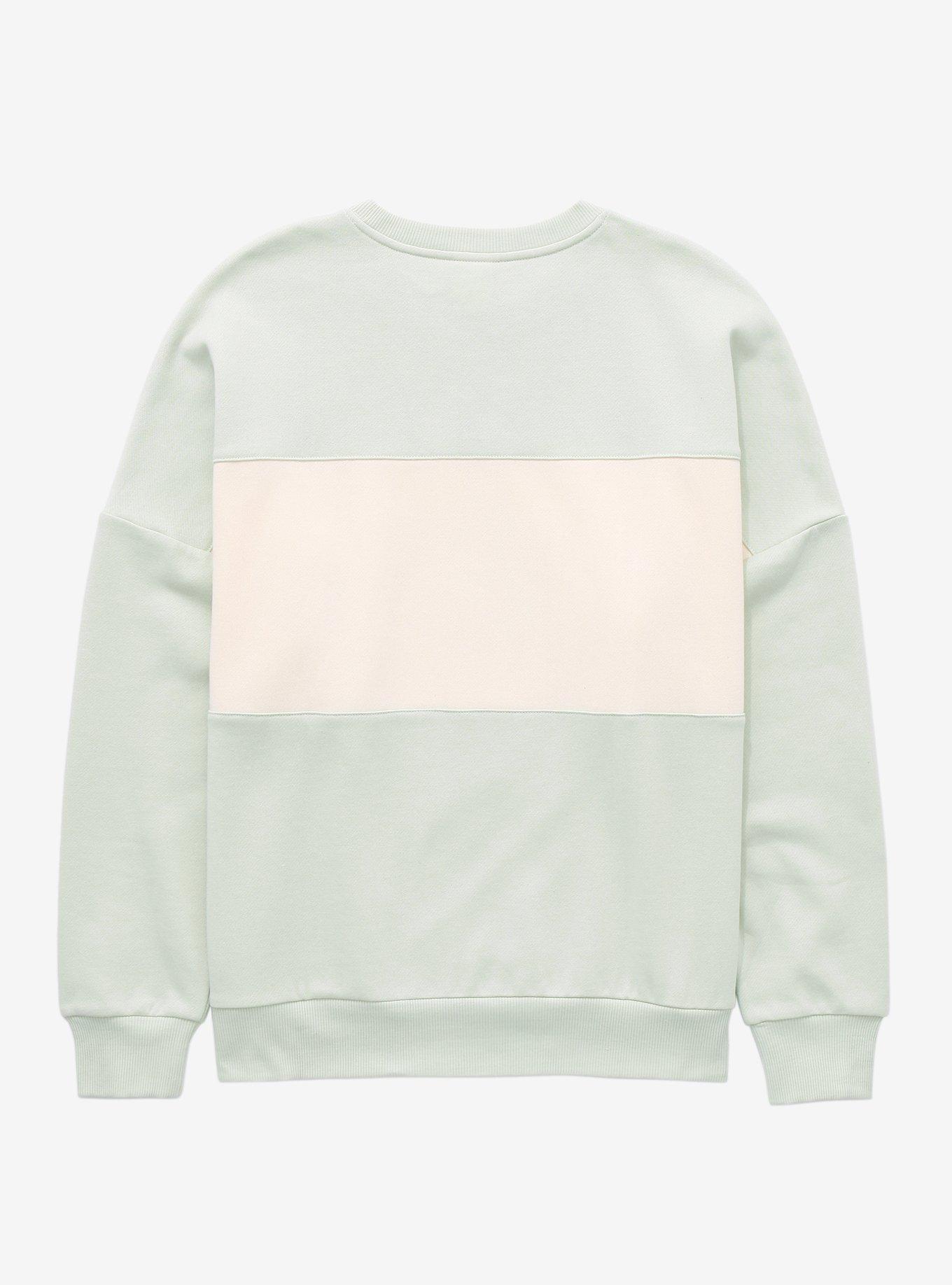 Our Universe Disney Pixar Monsters, Inc. Panel Women's Crewneck - BoxLunch Exclusive, LIGHT GREY, alternate