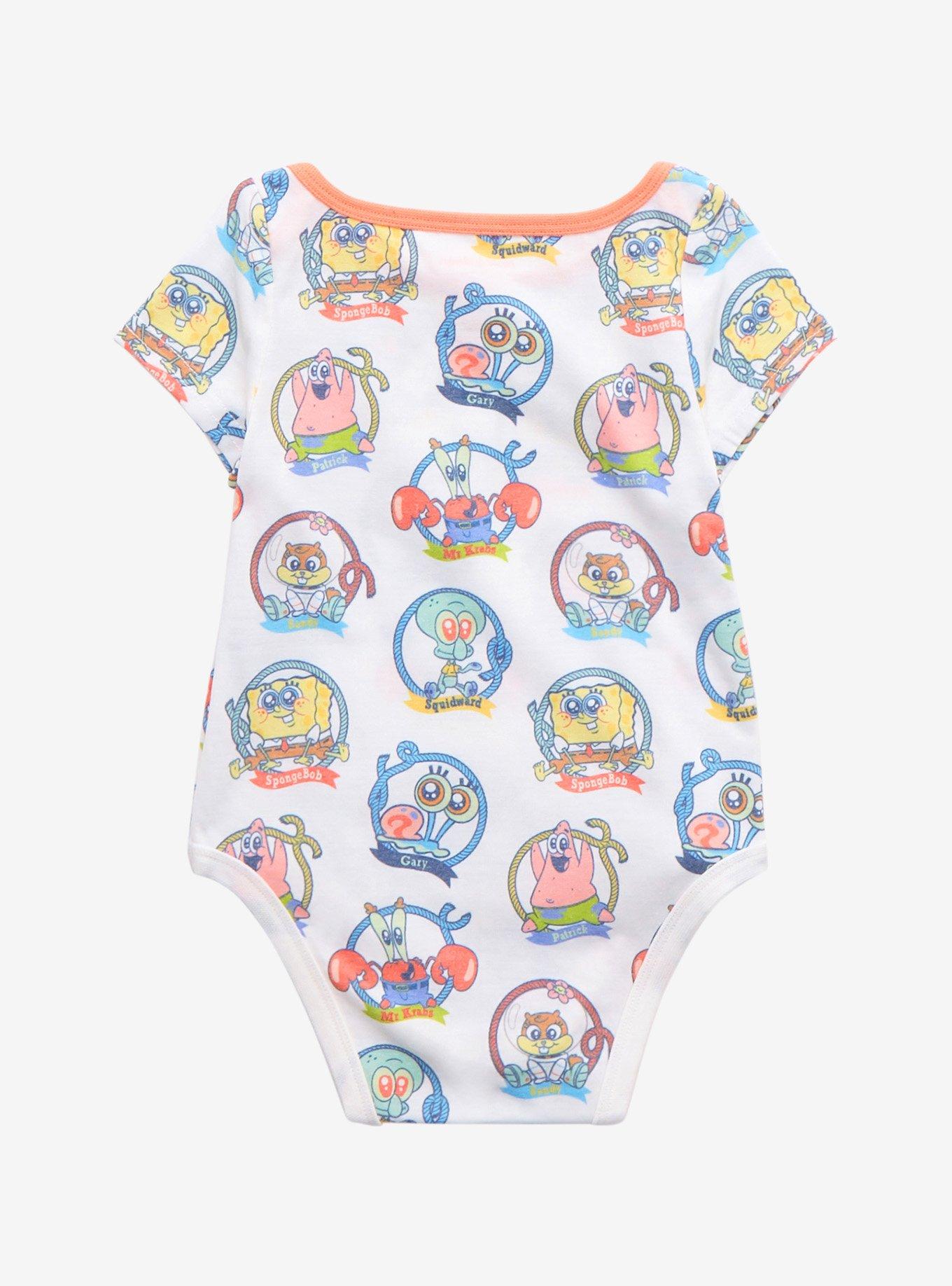 SpongeBob SquarePants Baby SpongeBob & Friends Infant One-Piece - BoxLunch Exclusive, MULTI, alternate